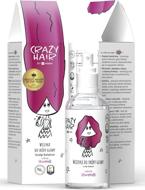 HISKIN CRAZY HAIR Wcierka do skóry głowy 100ml