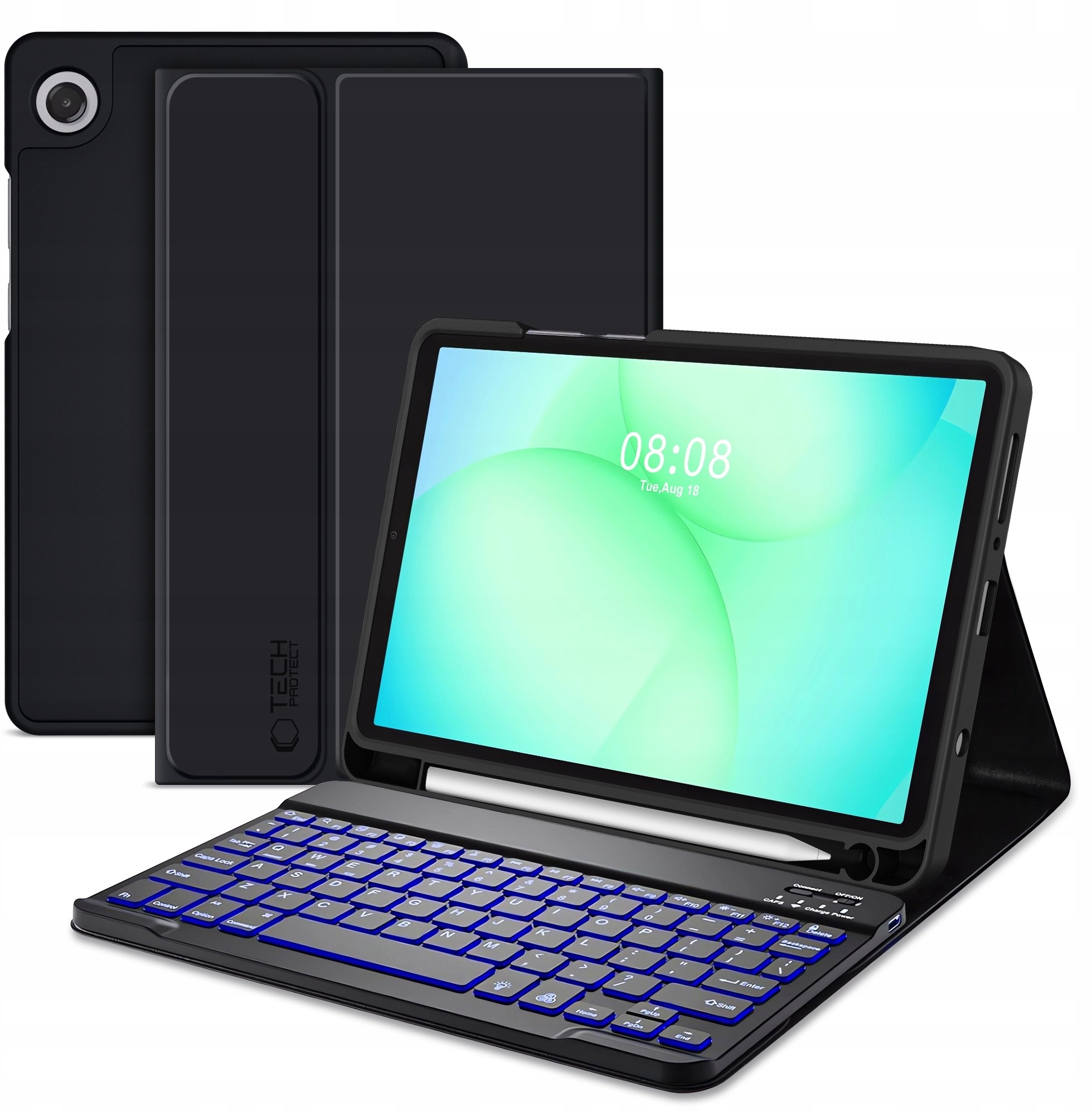4kom.pl Etui TECH-PROTECT SC Pen + Keyboard do Galaxy Tab A9+ / Tab A11+