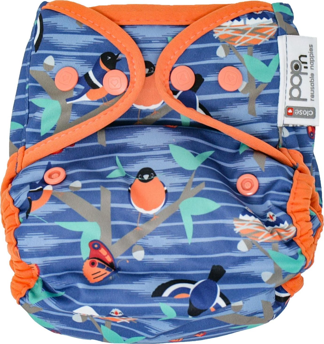 Close Caboo Otulacz, pieluszka wielorazowa z napami Twilight Garden 3-16 kg, 1 szt.