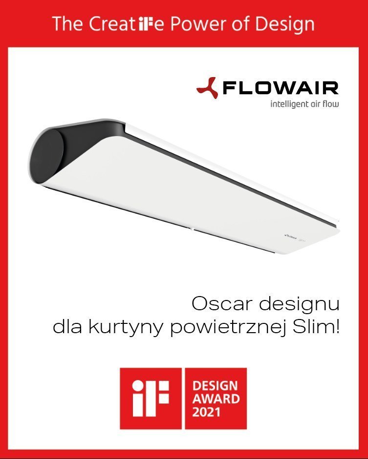 Zdjęcia - Kurtyna powietrzna Flowair SLIM N-100 KURTYNA DRZW. ZIMNA 1M BIAŁA 