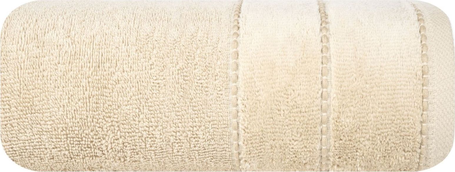 Фото - Рушник Eurofirany Ręcznik kąpielowy Mari beżowy 30x50 cm