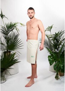 Yeye Kilt wiązany męski w 100% bawełna Ecru L