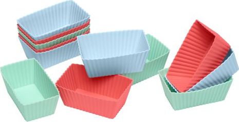 Lurch 12 Flexiform foremek na brownie, 8x4,5x3 cm, miks pastelowych kolorów