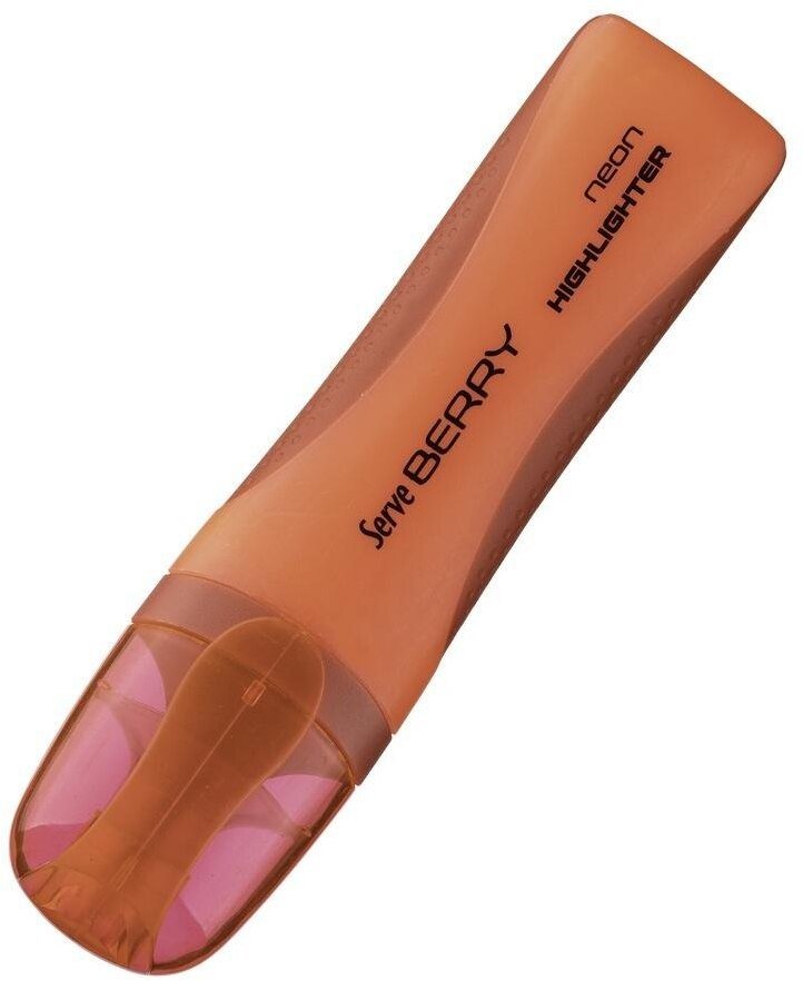 Serve Zakreślacz Berry neon czerwony EDUKAMP (8680869447028)