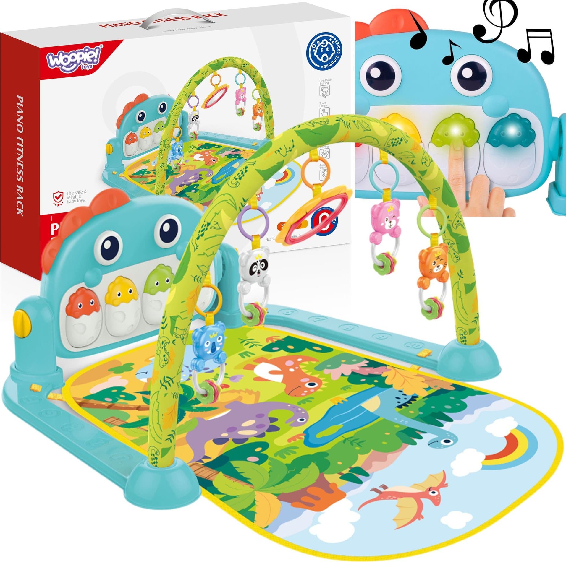 Woopie Baby Mata z Pałąkiem Dino (49355)