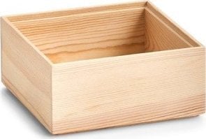 Zeller Pojemnik do przechowywania z drewna sosnowego, drewniane pudełko, pudełka do przechowywania, skrzyneczka, skrzynki z drewna, ZELLER