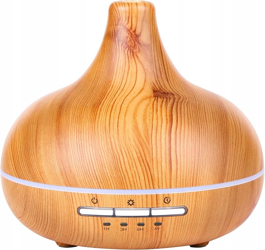 Dyfuzor zapachowy DKD Home Decor DYFUZOR ZAPACHOWY KOMPAKTOWY AROMATYZER ŚWIATŁO LED 7 KOLORÓW TIMER 300ml