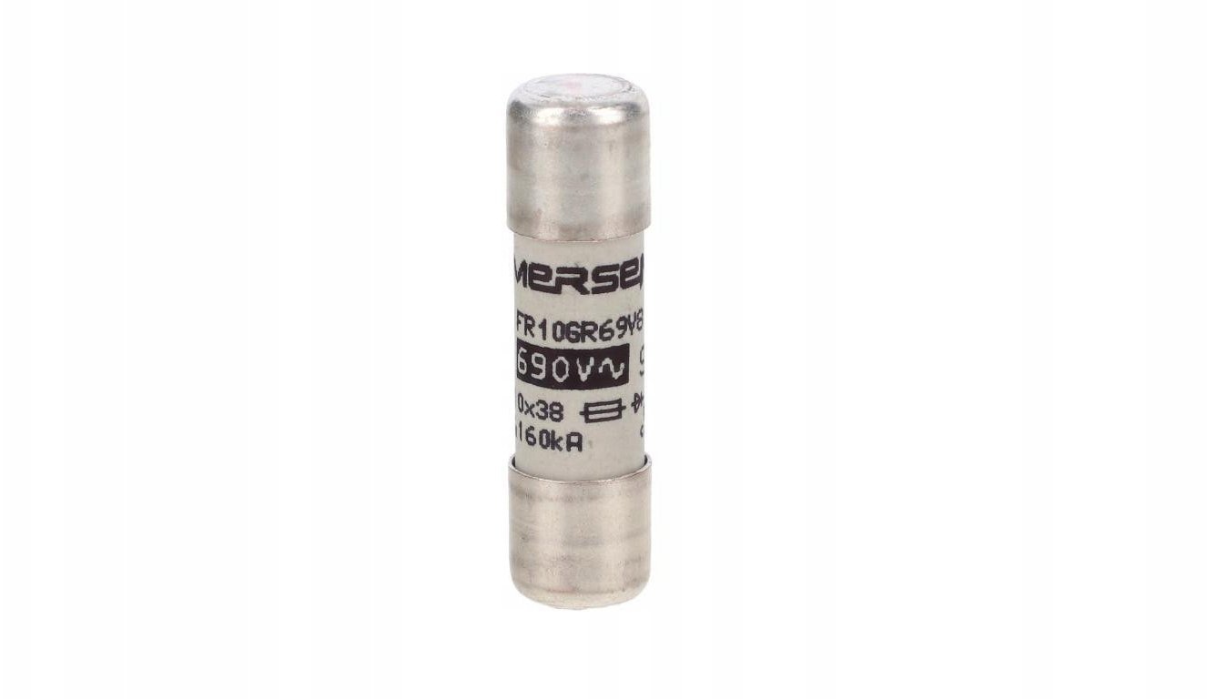 MERSEN Wkładka bezpiecznikowa ultraszybka pełnozakresowa cylindryczna gR 690VAC 10x38 8A Z1014575