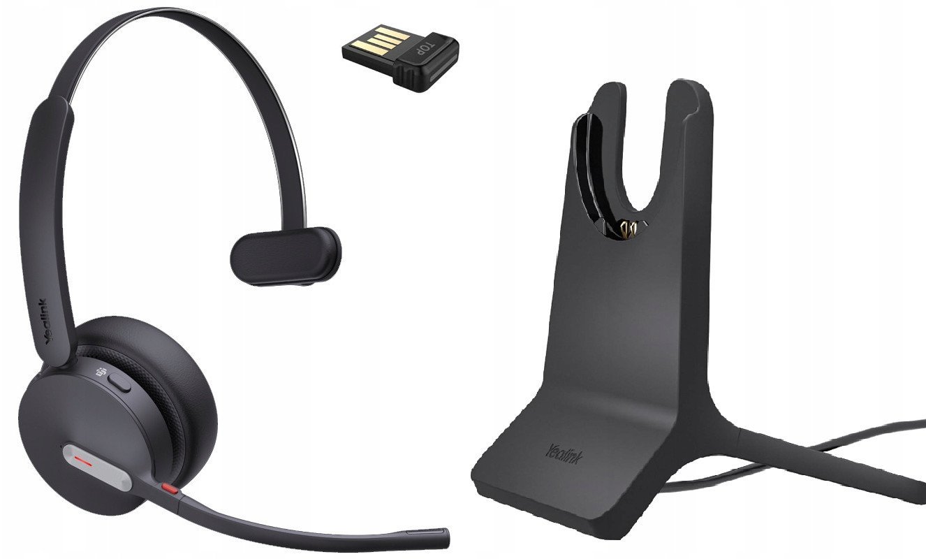 Yealink BH70 Mono Teams z podstawką USB-C/A (1208702)