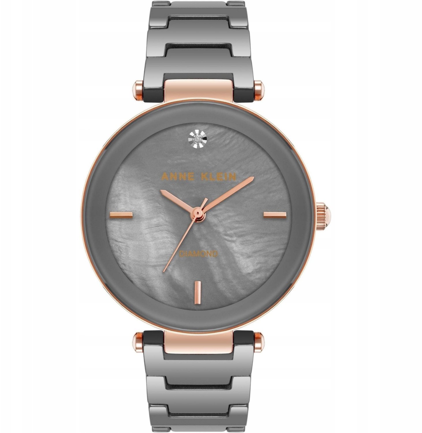 Zegarek Anne Klein Zegarek damski AK-1018TPRG szary