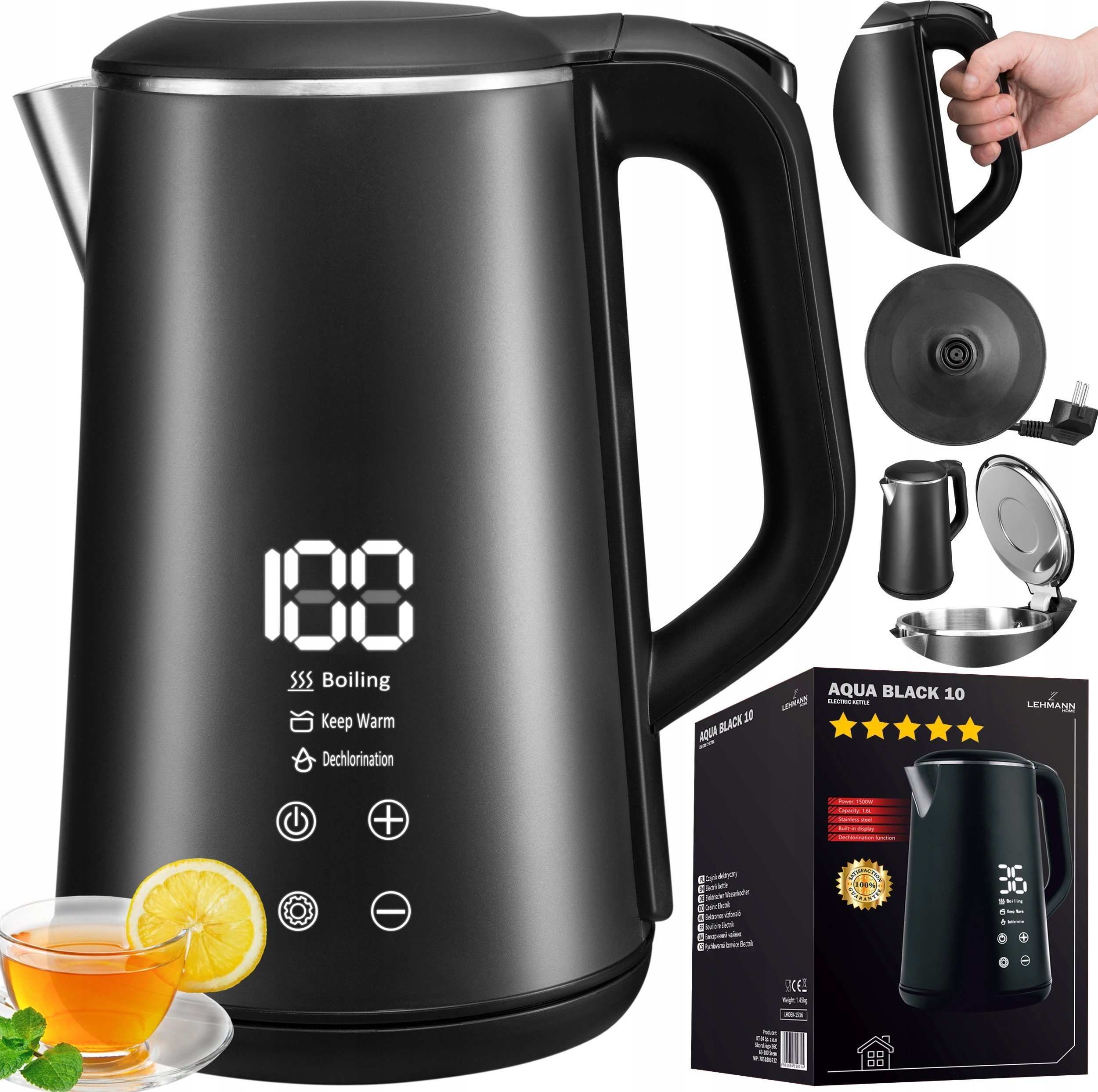 Czajnik Lehmann Czarny