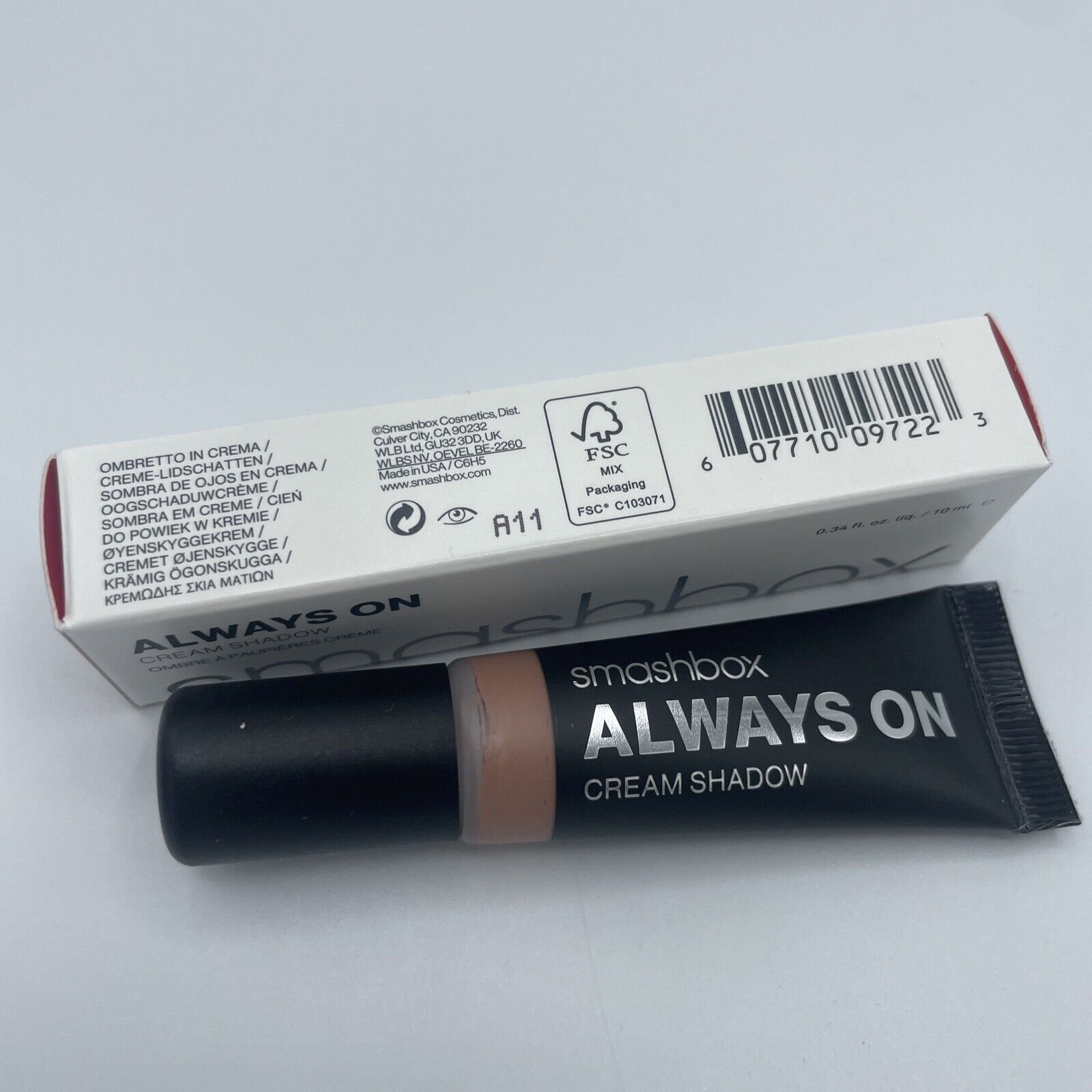 Smashbox, Always On, Cream Eyeshadow, Rose, 10 ml For Women