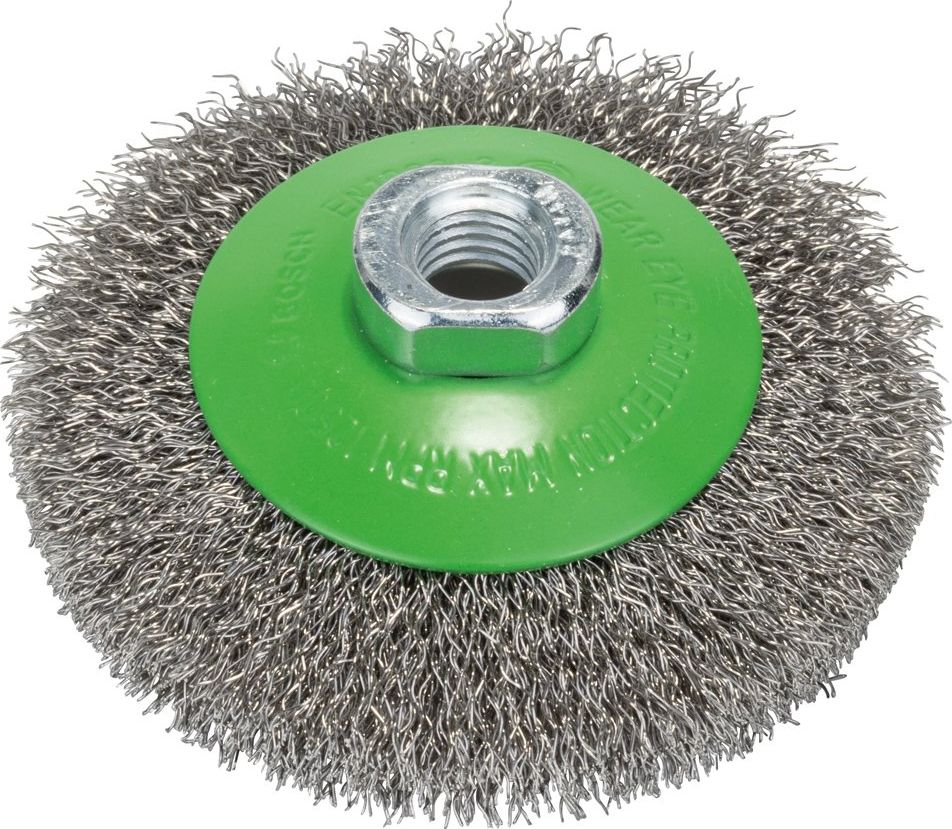 Bosch Bosch cone brush Clean for stainless steel, 100mm&nbsp;(for angle M14)