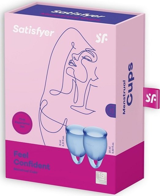 Satisfyer Kubeczek menstruacyjny Satisfyer Feel confident (niebieski)