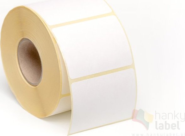 HankyLabel Etykiety termiczne 80x120mm / 500 szt. naklejki samoprzylepne