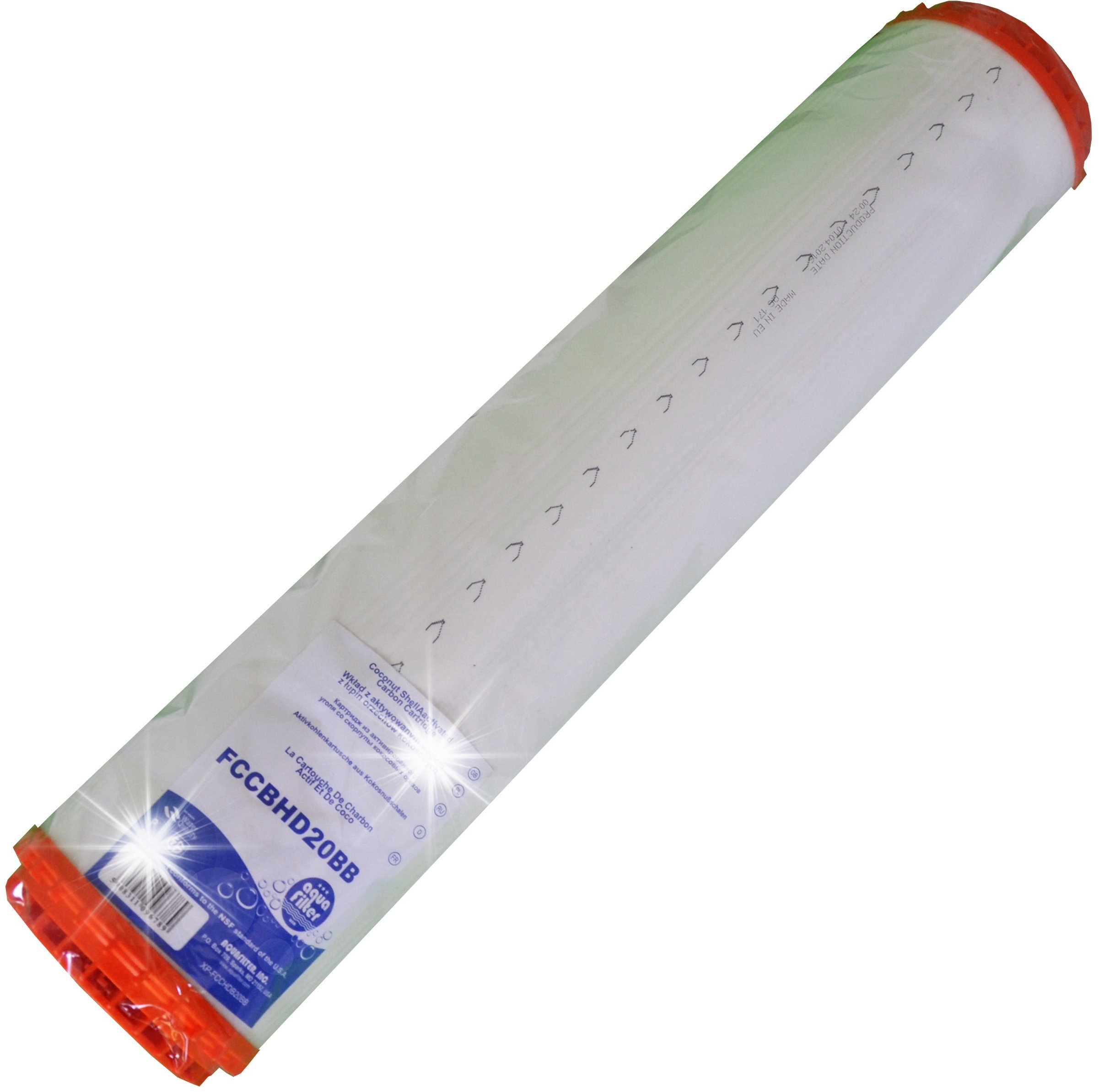 Aquafilter Wkład z Węglem Big Blue 20' FCCBHD20BB Aquafilter Filtracja Węglem Aktywnym