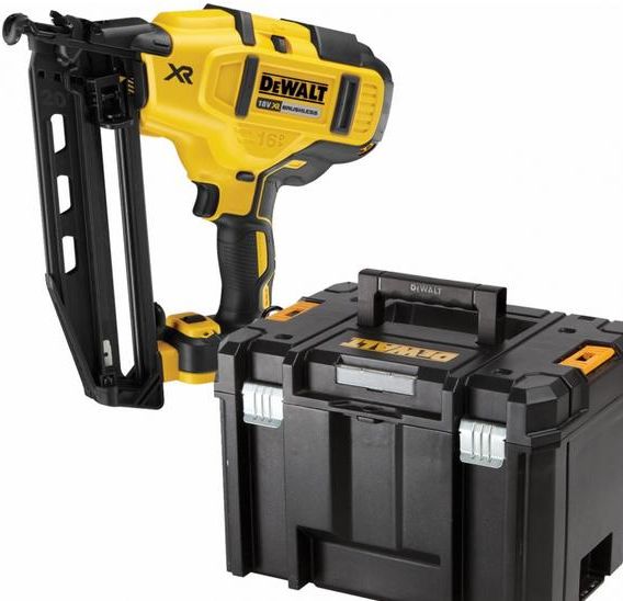 Dewalt DEWALT System aku 18 V (18V XR gwoździarka XR bezszczotkowa do wykończeń, gwoździe 32 - 63mm, kufer) - DCN660NT-XJ