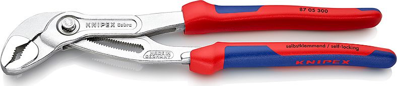 Zdjęcia - Akcesoria do narzędzi KNIPEX szczypce nastawne 300mm Cobra rękojeść kompozytowa  (8705300)