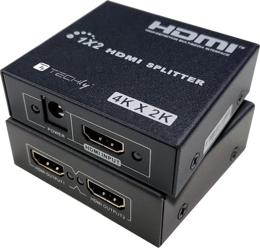 Techly Techly Splitter HDMI 1x2 4K*30Hz Aktywny Rozdzielacz HDMI