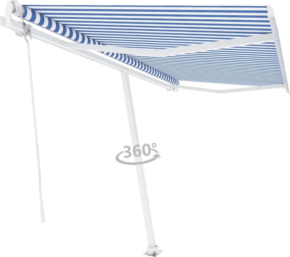 Zdjęcia - Parasol plażowy VidaXL Wolnostojąca, automatycznie zwijana markiza, 400x350 cm 