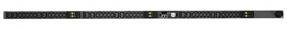 Vertiv Geist Rack PDU, Monitored (Unit Level), EC, 0U, input IEC 60309 230/400V 3x32A, outlets (30)C13 (12)C19