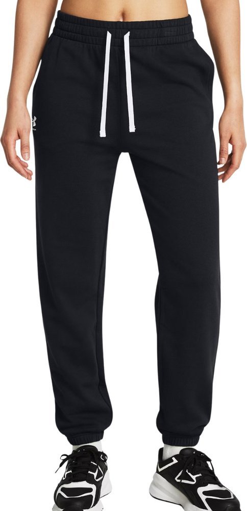 Under Armour Spodnie damskie Rival Terry Jogger czarne 1382735 002 L