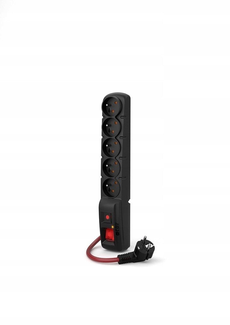 Listwa zasilająca Acar F5 POWER przeciwprzepięciowa 4 gniazda 1.5 m czarna (W2389)