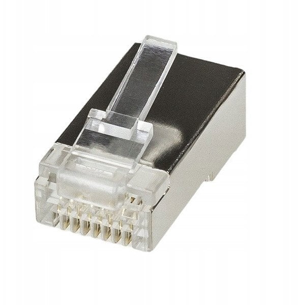 Wtyk modularny WM8p8c (RJ-45), kat.6A, na przewód okrągły, linkę, ekranowane