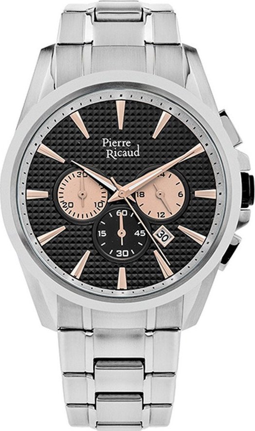 Zegarek Pierre Ricaud Zegarek męski Pierre Ricaud P60017.51R4CH srebrny