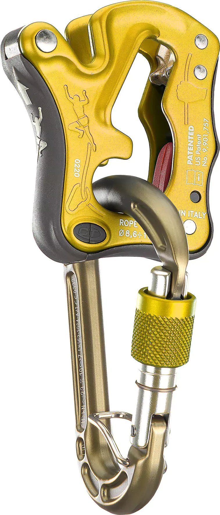 Climbing Technology Przyrząd asekuracyjny CT CLICK-UP ochrowy