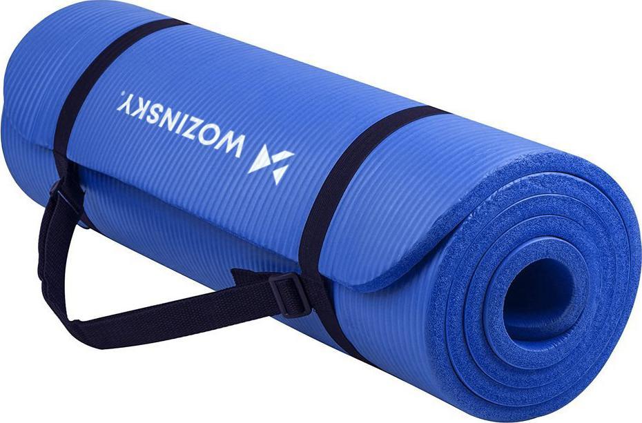 Wozinsky Mata treningowa WNSP 181 cm x 63 cm x 1 cm niebieska