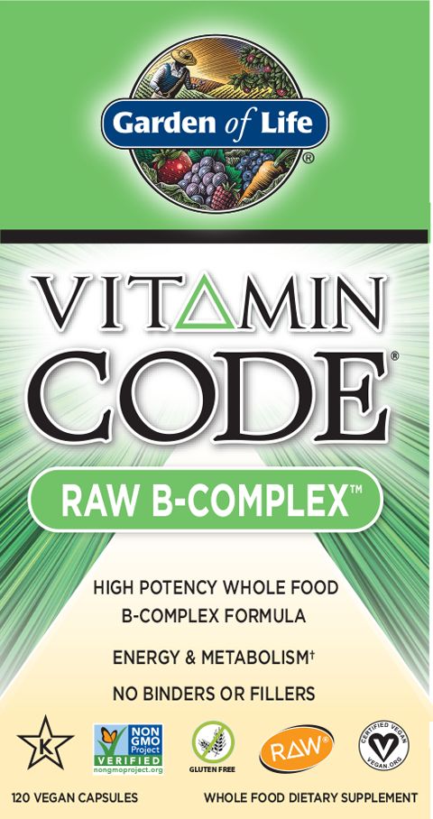 Garden of Life - Vitamin Code RAW B, Kompleks Witamin B, 120 vkaps