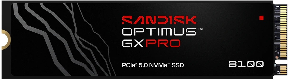 Dysk SSD SanDisk Optimus GX PRO 8100 2TB M.2 2280 PCI-E x4 Gen5 NVMe (SDSP82200TAN-000E0)