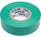 Yato Taśma elektroizolacyjna 19x0,13mm 20m PVC, izolacja-max 40kV zielona - YT-81652