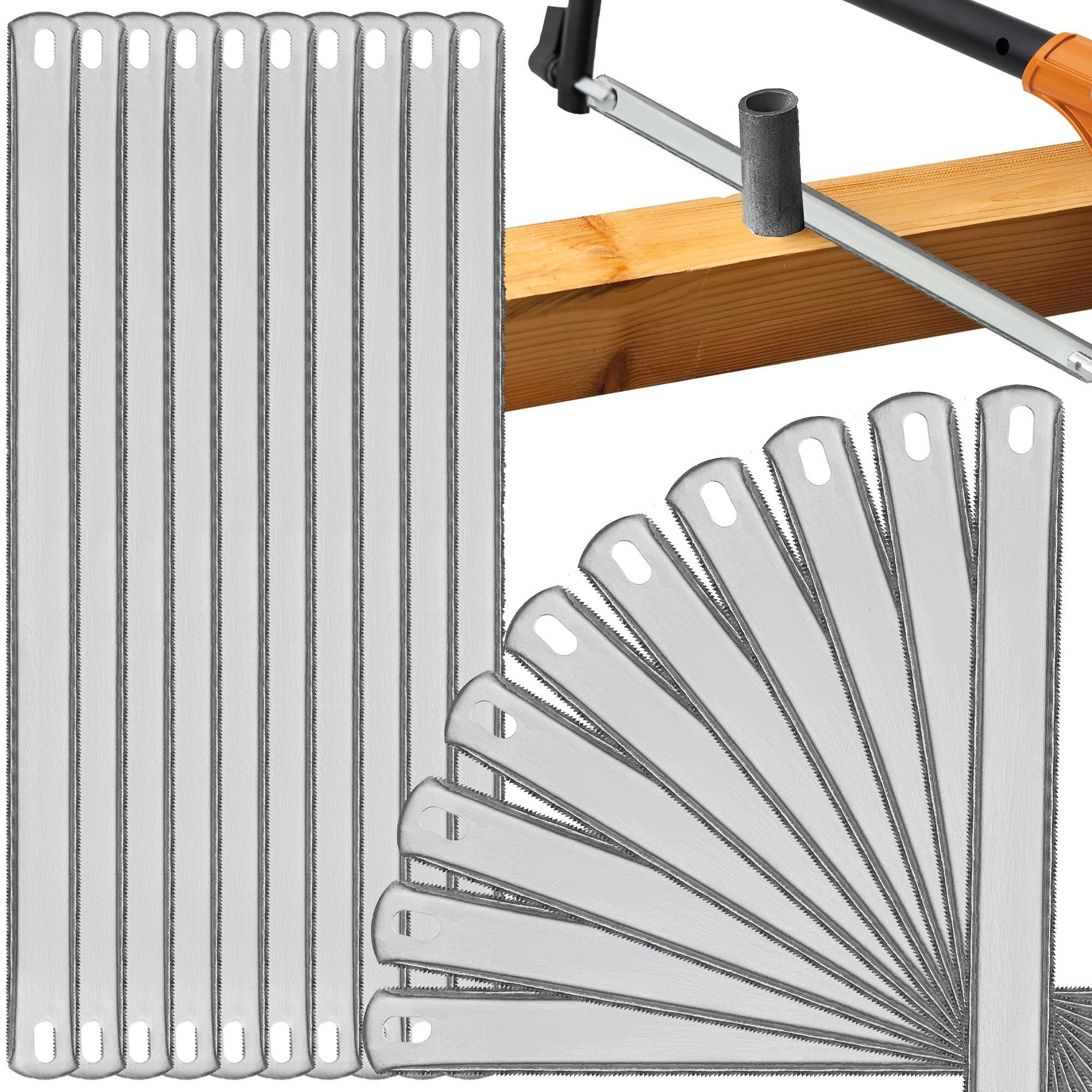 Topex 10x BRZESZCZOT BRZESZCZOTY DWUSTRONNE DO METALU 300MM ZESTAW 10SZT DO PIŁY
