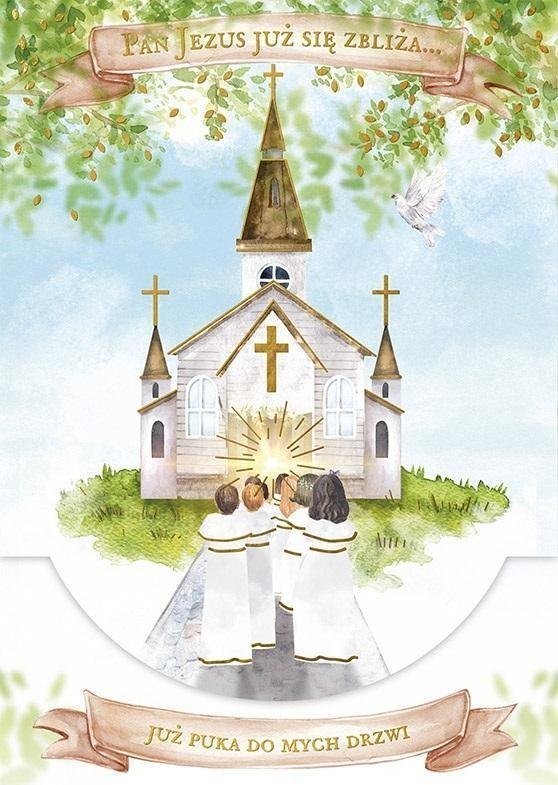 HENRY Karnet B6 z kieszonką Komunia. Kościół