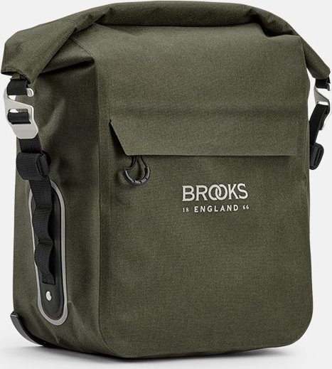 Brooks Sakwa BROOKS SCAPE PANNIER SMALL, Mud Green, Pojemność 10-13L, Klick fix system, Wodoodpornoś...