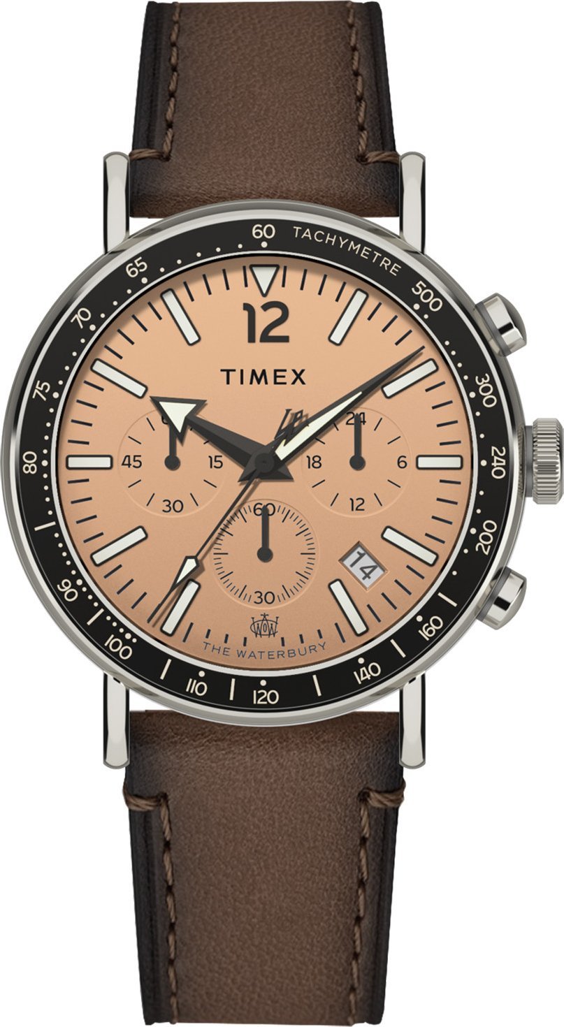 Фото - Наручний годинник Timex Zegarek  Zegarek męski  TW2W47300 brązowy 