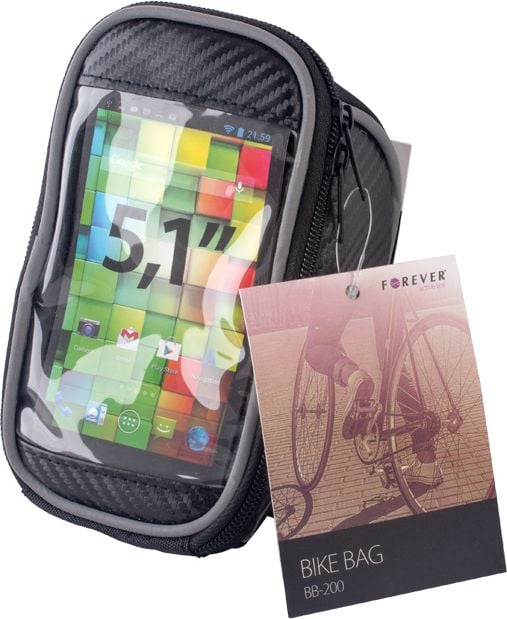 Forever Torba rowerowa Forever BB-200 czarna - GSM011077