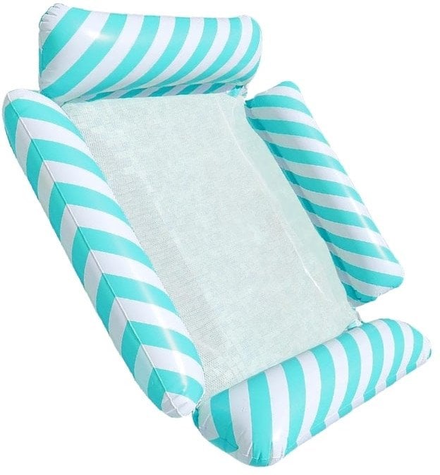 ATL DA390 Materac dmuchany leżak do wody niebieski