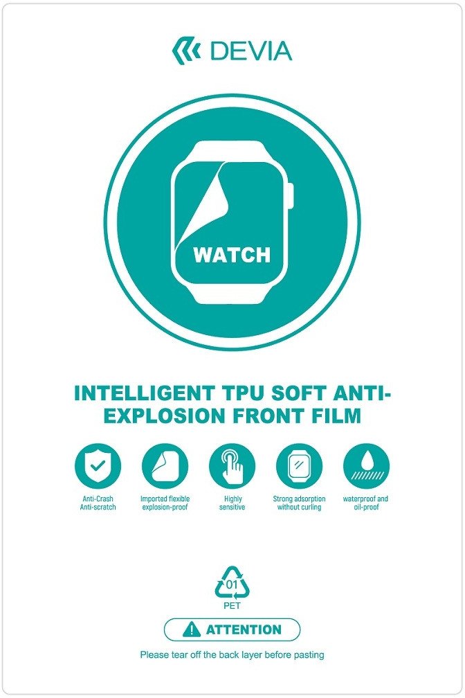 DEVIA ZESTAW FOLII ANTICRASH 20szt ZEGAREK