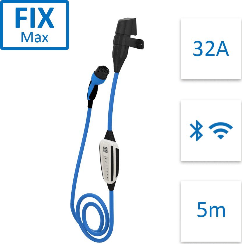 Фото - Зарядний кабель для електромобіля Ładowarka NRGkick Fix Max 32A Bluetooth + WiFi 22kW 5m (12501015)