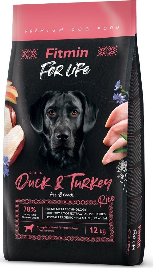 Fitmin dog For Life Duck & Turkey 12kg