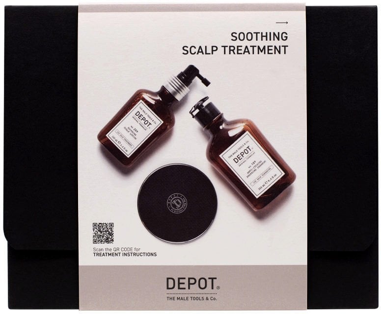 Depot Consumer Kit G Set : 200 Hair Treatments No. 209, Hair Lotion Treatment, For Calming, 100 ml + 100 Hair Cleansing No. 109, Hair Shampoo, For Cal