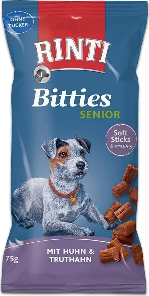 Rinti Rinti Przysmak dla Psa Seniora Kurczak Indyk 75g
