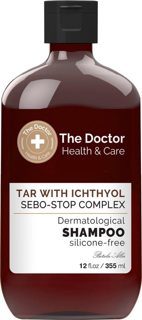 THE DOCTOR_Health & Care szampon do włosów przeciw przetłuszczaniu Dziegieć + Ichthyol + Sebo-Stop Complex 355ml