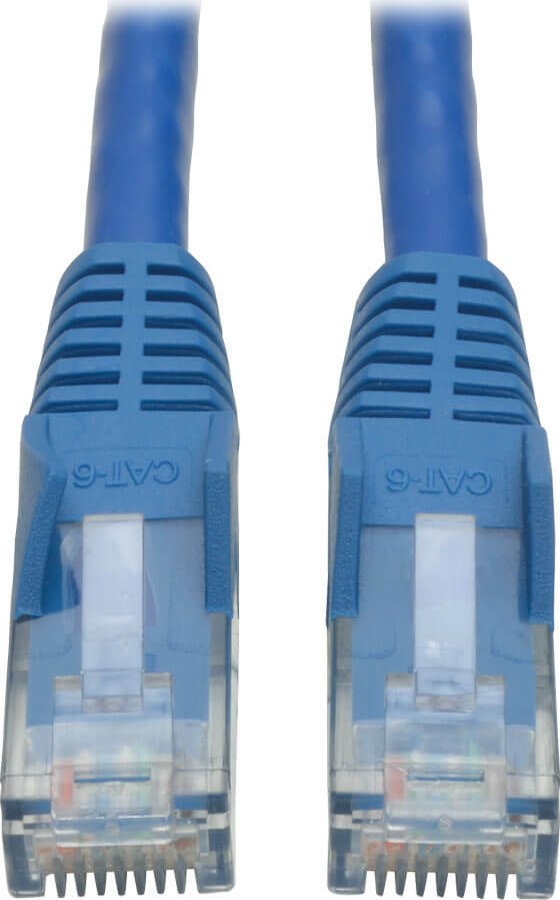 Eaton Eaton Tripp Lite Series Cat6 Gigabit Snagless Molded (UTP) Ethernet Cable (RJ45 M/M), PoE, Blue, 2 ft. (0.61 m) - Patch-Kabel - RJ-45 (M) zu RJ-