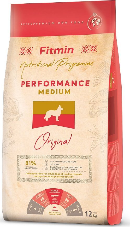 Fitmin Medium Performance z drobiem 12kg
