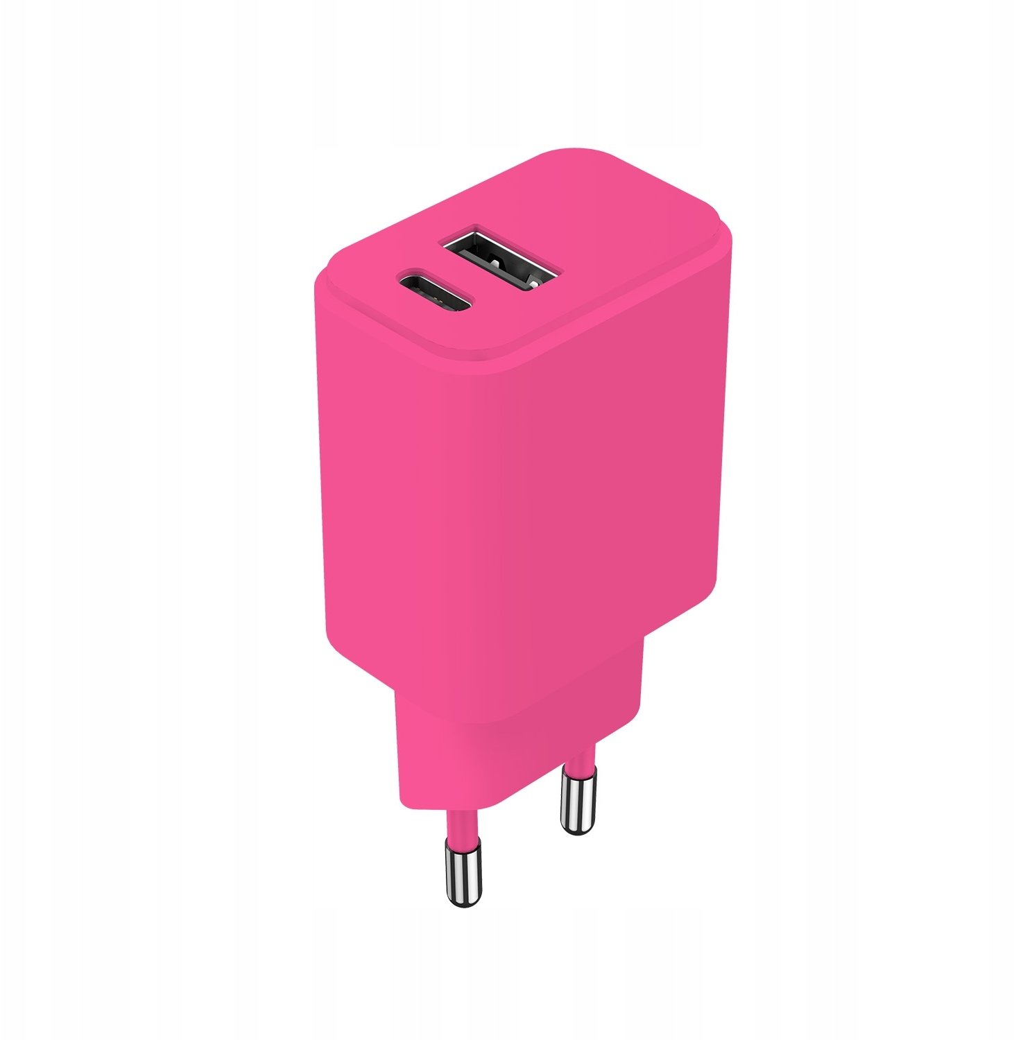 Ładowarka Alogy Setty ładowarka sieciowa USB + USB-C 20W LSIM-AC-206 różowa