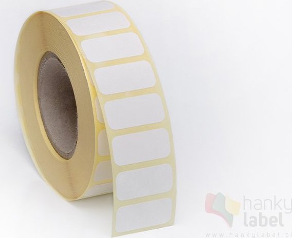 HankyLabel Etykiety termiczne 32x20 mm / 3000 szt. / klej usuwalny / naklejki samoprzylepne do drukarki